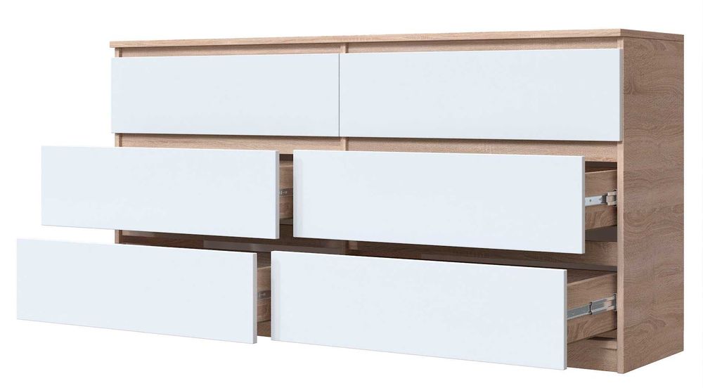 Не дорогі Комоди різних кольорів  телескопічні направляючі без ручок