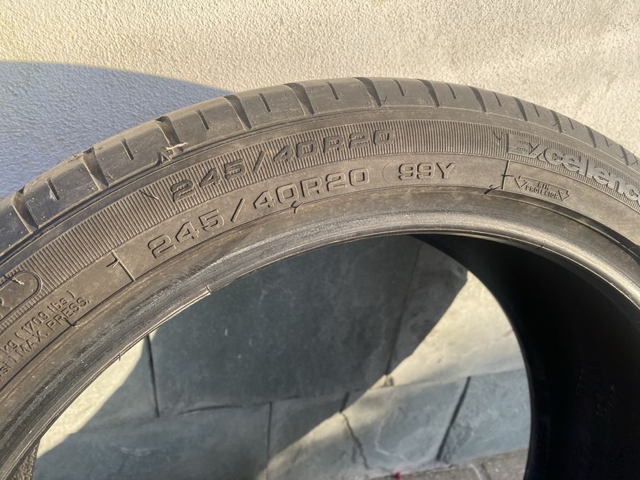 Pneus 245/40R20…