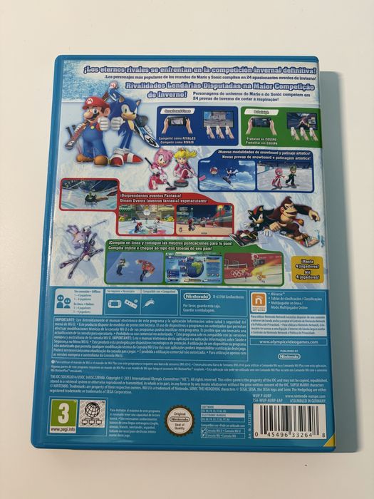 Mario & Sonic Olympic Winter Games - Jogo WII U