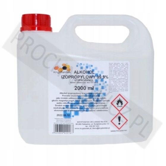 Alkohol izopropylowy 99,9% 2l 2000ml