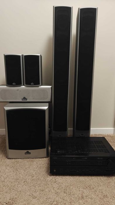 Zestaw kina domowego. Yamaha RX-V340RDS + Kolumny 5.1