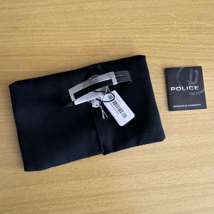 Pulseira Police Couro