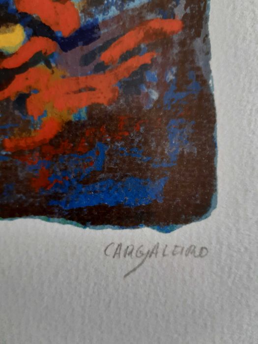 CARGALEIRO Serigrafia assinada à mão
