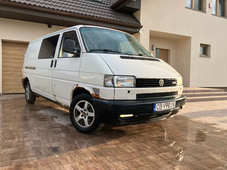 Volkswagen Transporter T4  Volkswagen Transporter T4 Long 5 osobowy brygadowy skrzydełka El szyby