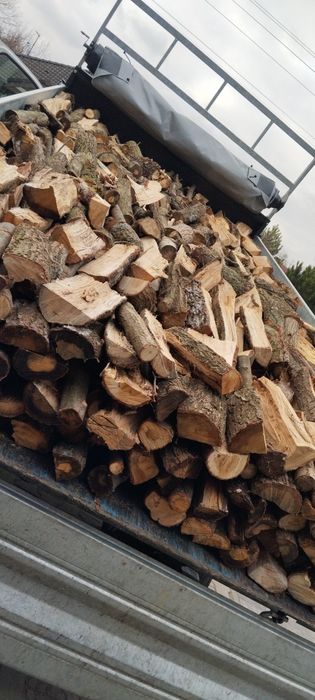 Drewno opałowe sosna brzoza  osika pocięte połupane