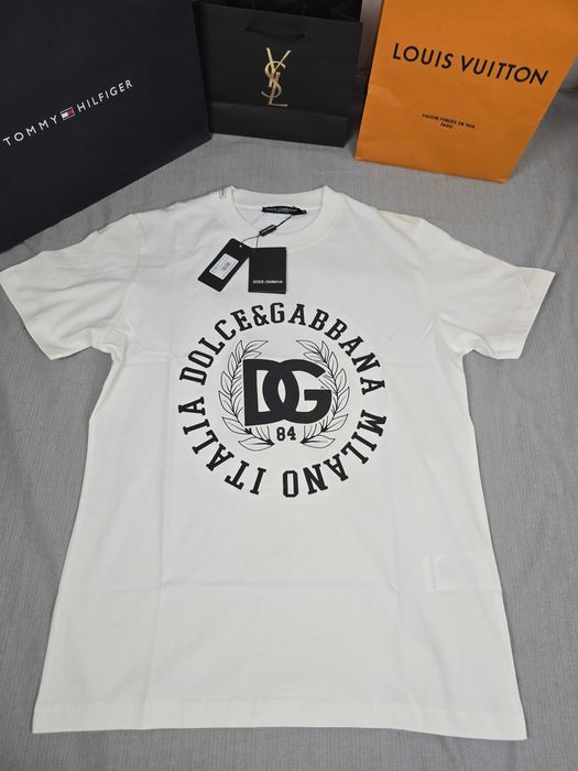 Koszulka męska tshirt Dolce Gabbana  kolory krótki rękaw DG premium M-XXXL