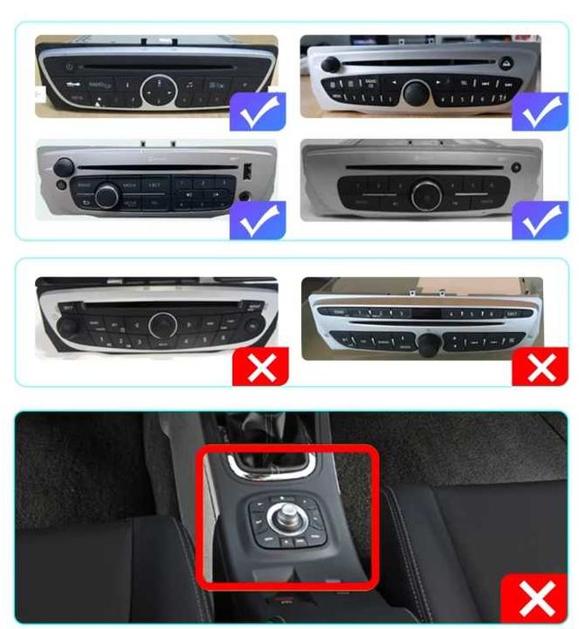 Rádio 9" android Renault Megane 3 de 2008-14 CARPLAY WIFI GPS BT Novo