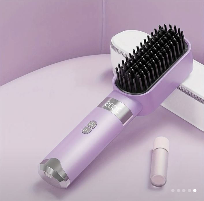 Бездротова щітка-випрямляч для волосся