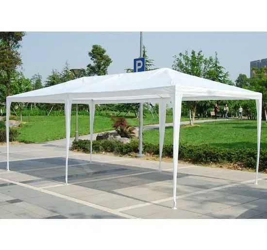 NAMIOT / PAWILON ogrodowy imprezowy 3x6m - 6 ścianek - BIAŁY handlowy