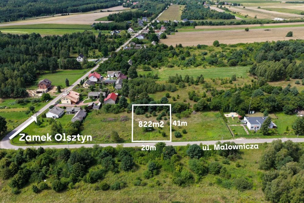 Działka budowlana Częstochowa Olsztyn Bukowno - Widok 3
