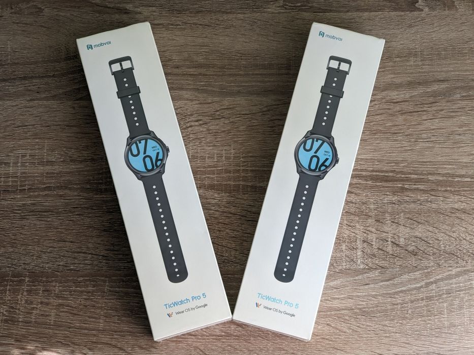 Смарт часы Mobvoi Ticwatch Pro 5 GPS Obsidian black