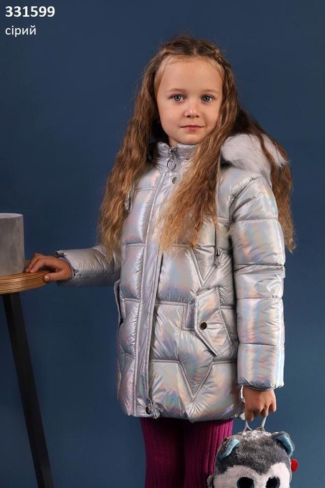 Куртка пальто зимняя для девочки Тик-ток