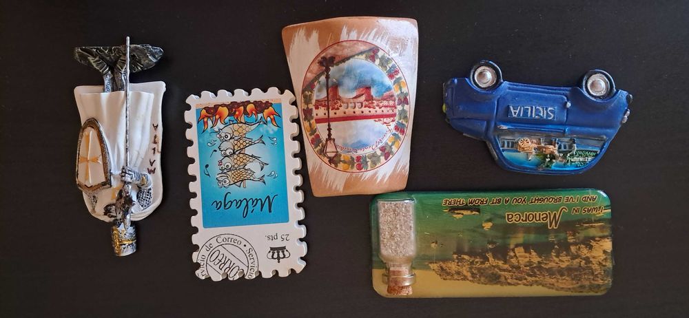 Imans magnets frigorífico cidades países ou fotos