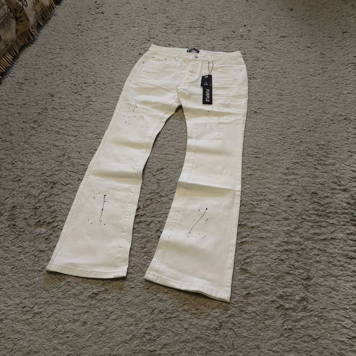 purple brand flared jeans