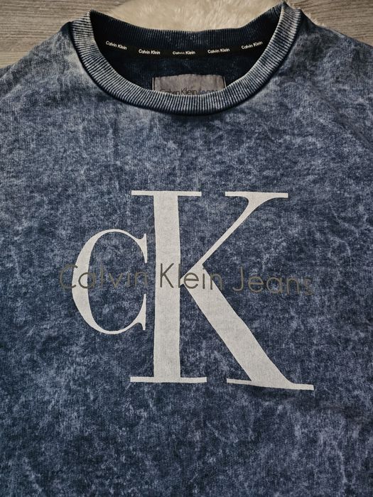 Bluza Calvin Klein Jeans CK Rozmiar XS Niebieska Bluza Calvin Klein S