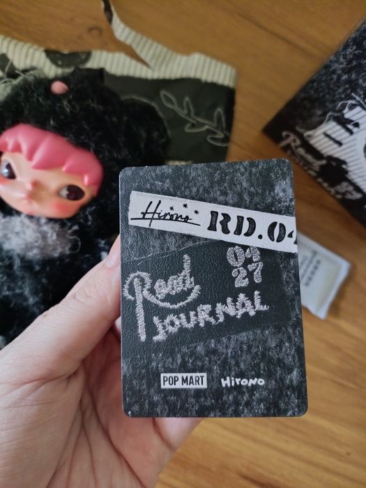 Hirono Lost in the night Road Journal Pop Mart Series Plush Pendant Blind Box Поп Март Хіроно
