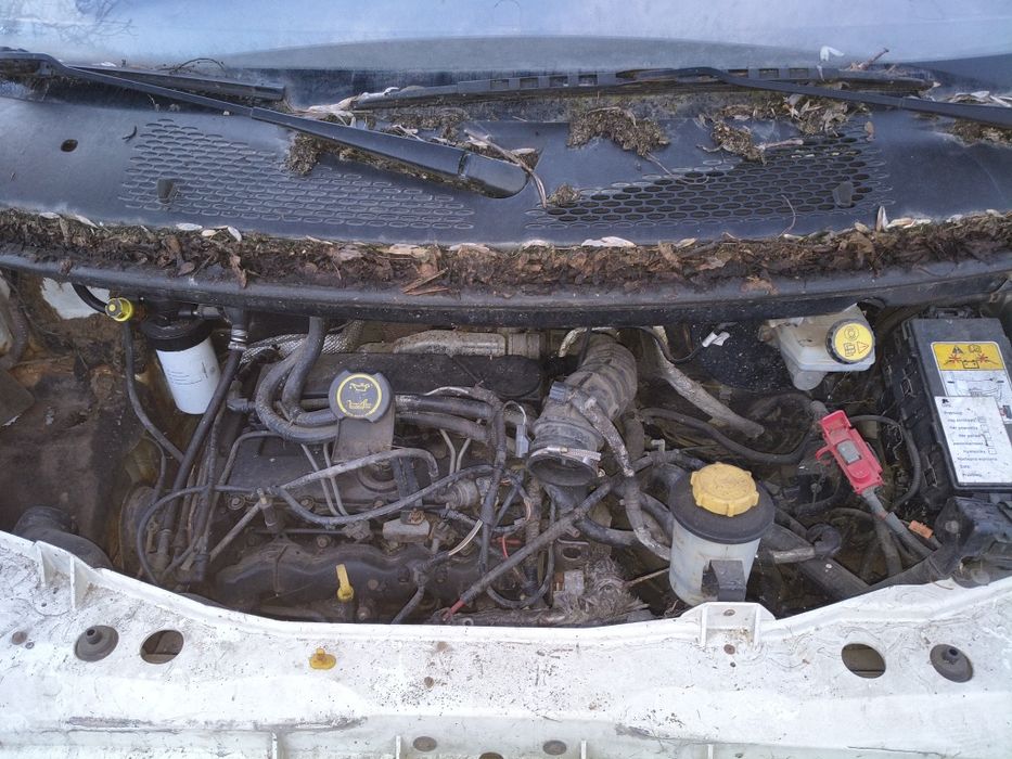 Karoseria Ford Transit MK6 brygadowka z paką 2,0 TDDI 2003r osobowa