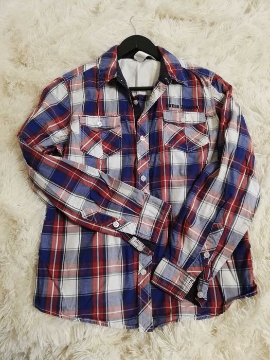 koszula Guess 158 164 w kratkę koszula Guess L 12 14 16