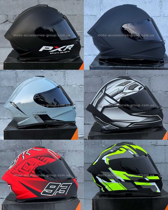 Мотошолом інтеграл TZ з вбудованими окулярами мото шлем интеграл