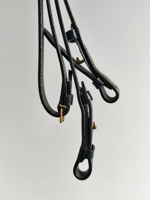 Wodze skórzane premium Otto Schumacher 16mm czarne Full