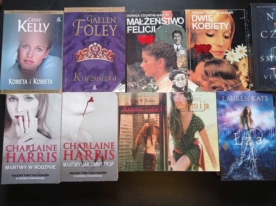 Książki różne mix zestaw