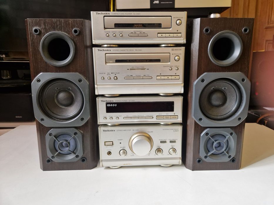 Wieża Technics -amplifier,tuner , deck  i CD