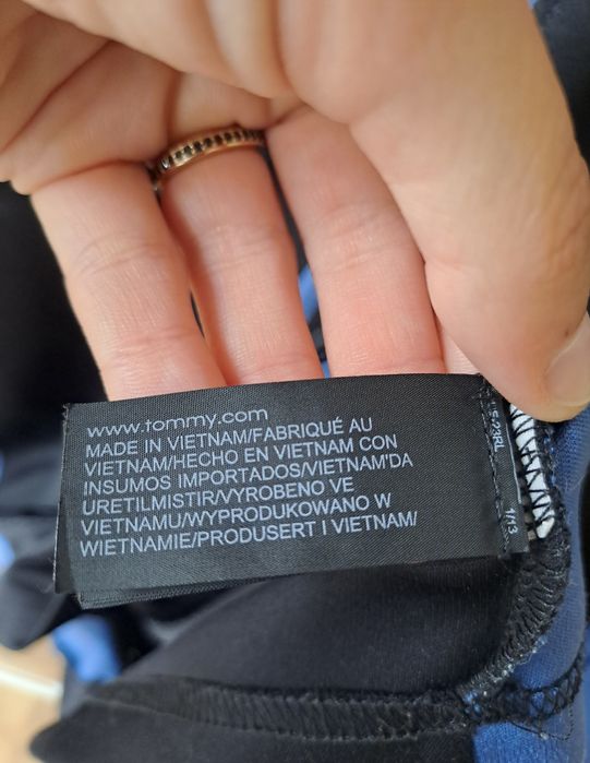 Damska bluza sportowa hoodie Tommy Hilfiger Sport r.XL rozpinana