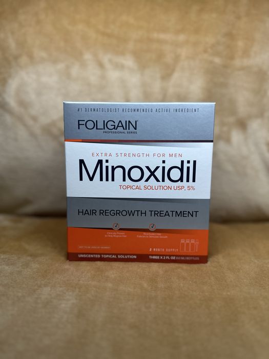 Minoxidil Foligain caixa com 3 -selado! 32€