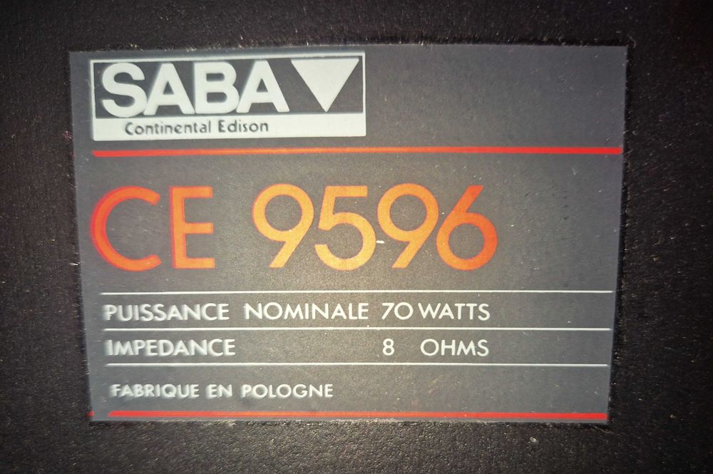 Kolumny SABA CE9596 70W