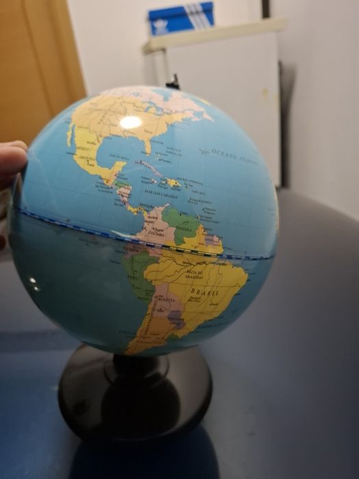 Globo giratório como novo