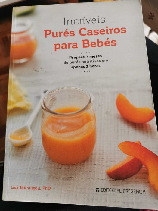 Livro "Incríveis Purés Caseiros para Bebés" - NOVO