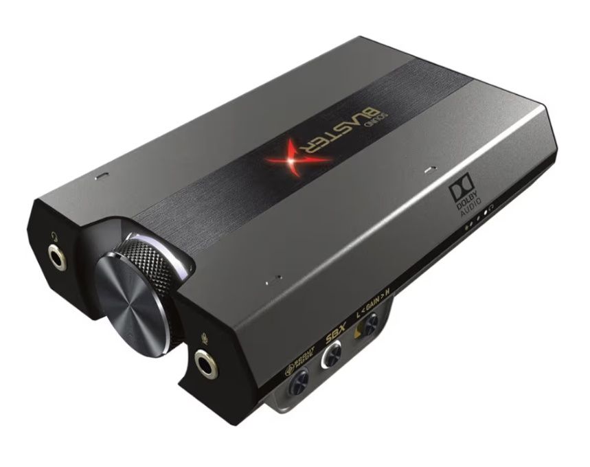 Creative G6 DAC para jogos e placa de som