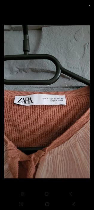 Sweter zara carmelowy rozmiar 36 S