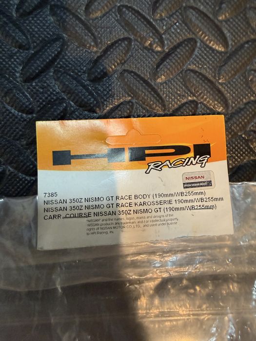 Продам новый кузов для радиоуправляемых моделей Rc 7385 HPI Racing Корпус 1/10 NISSAN 350Z NISMO GT неокрашенный (190мм/ WB255мм)