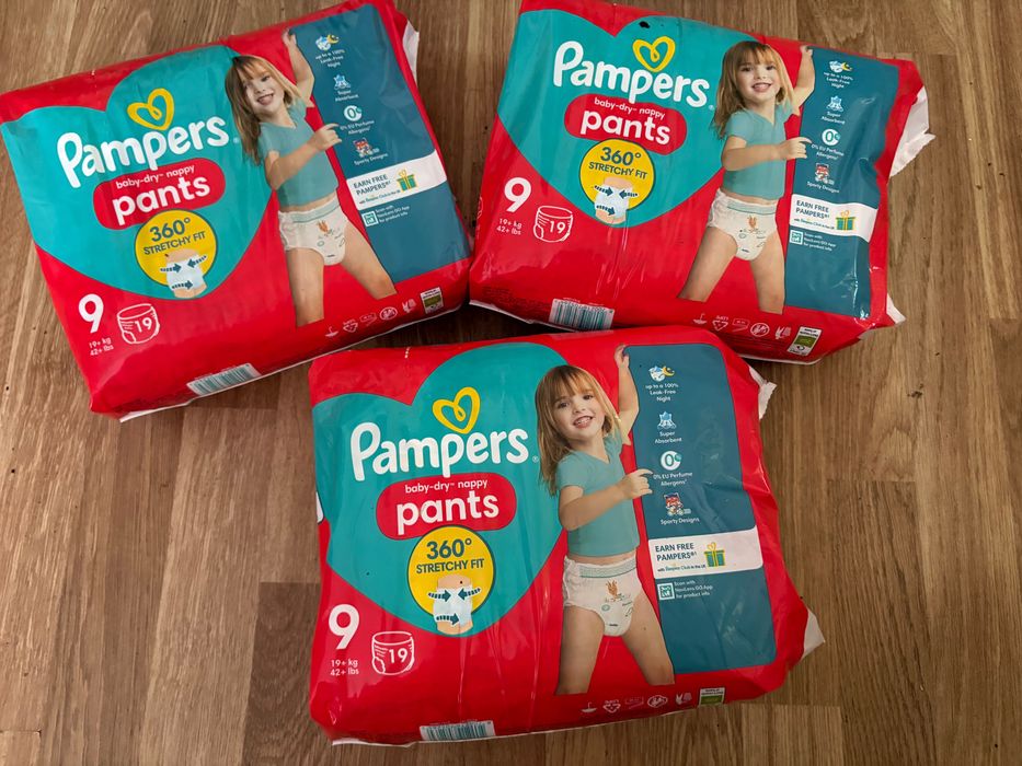Новые памперсы Pampers 8 9 Little ones 8 нові підгузки трусики