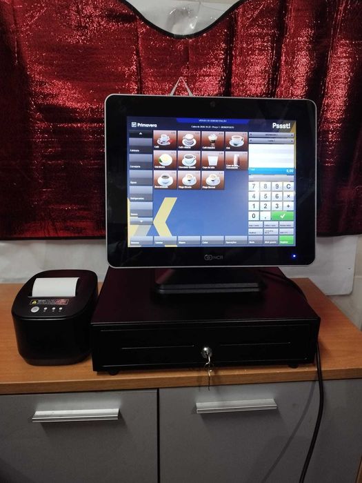 POS / Caixa registadora touch-screen com Programa + Garantia