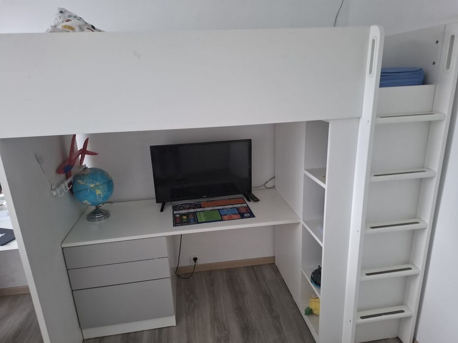 Łóżko z antresolą