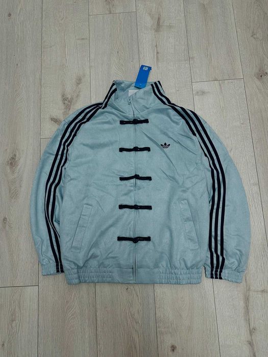 Adidas Chinese New Year Jacket - Зіпка в китайському стилі голуба блакитна кофта адідас куртка зіпка