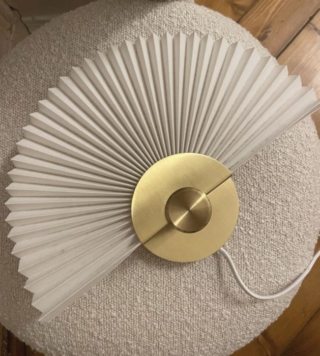 Kinkiet złoty lampa ścienna H&M home