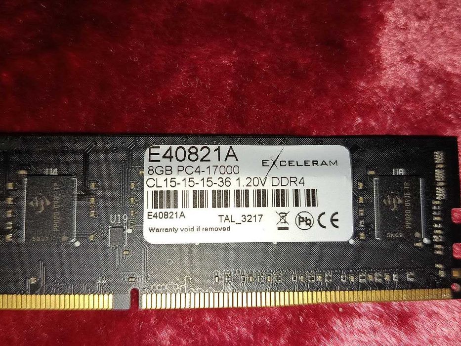 EXCELERAM E40821A — Модуль пам'яті DDR4 2133MHz PC4-17000 8GB