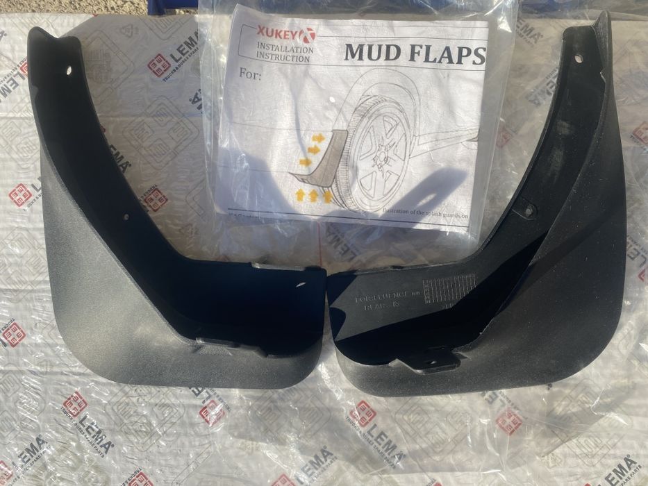 Задні бризговики для Renault Fluence та Megane 3 під оригінал