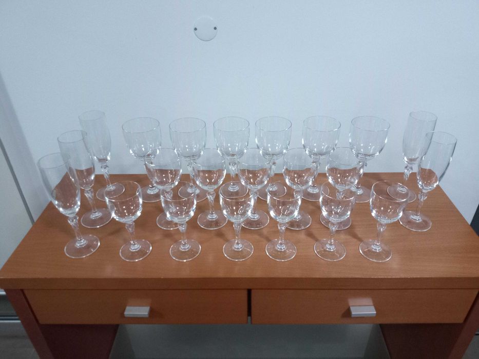 Serviço de Copos em Cristal (22 peças) novo