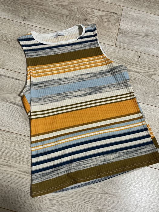 Майка у смужку zara в ідеальному стані S size