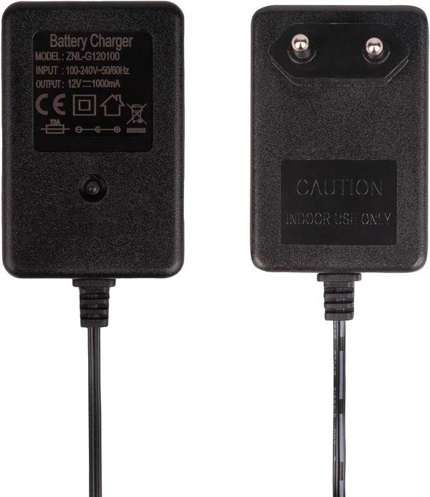 ŁADOWARKA DO AUTA I ZABAWEK na akumulator dioda 5,5 x 2,1 12V 1000mA