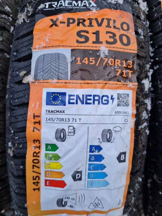 Komplet opon zimowych 145/70 R13
