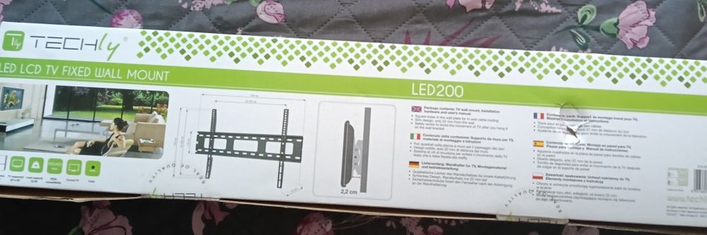 Uchwyt ścienny Techly