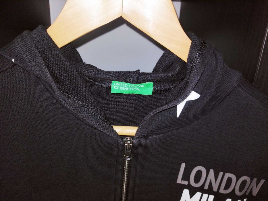 Casaco Hoodie algodão Benetton 10-11 A 150 cm
