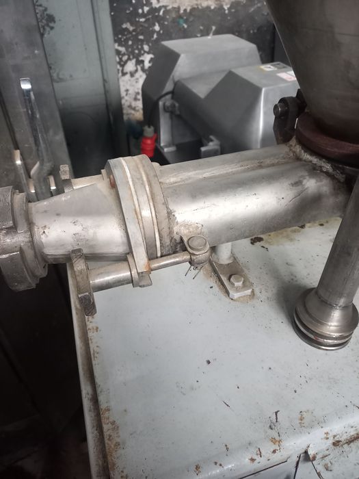 Шприц вакуумний,двохшнековий,колбасный,мясное.