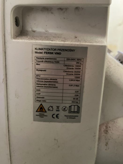 Klimatyzator Fersk Vind (3,5 kW)