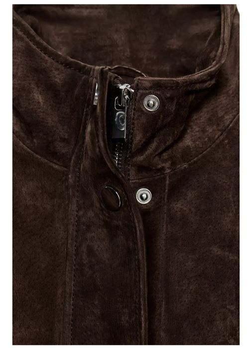 Замшева куртка Zara шоколад